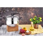 Taç Bengü Pro Düdüklü Tencere Siyah 8 Lt