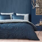 Yataş Bedding  Arch Çift Kişilik Saten Nevresim Seti - Lacivert