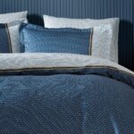Yataş Bedding  Arch Çift Kişilik Saten Nevresim Seti - Lacivert - Görsel 3