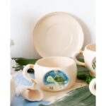 BSK Ceramics Handmade Caretta Çay Fincanı Seramik El Yapımı - Görsel 4