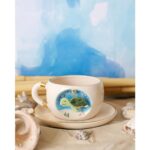 BSK Ceramics Handmade Caretta Çay Fincanı Seramik El Yapımı - Görsel 5