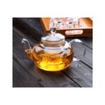 Senin Dükkanın Borosilikat Cam Kapaklı Cam Süzgeçli Demlik 1000 ml (Thn) - Görsel 2