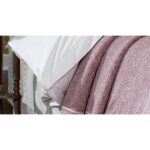 Finezza Pandora Jakar Nakışlı Pamuk Nevresimli Bordo Gelin Seti 9 Parça - 1198 - Görsel 3