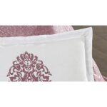 Finezza Pandora Jakar Nakışlı Pamuk Nevresimli Bordo Gelin Seti 9 Parça - 1198 - Görsel 5