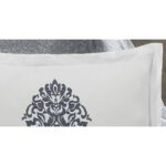 Finezza Pandora Jakar Nakışlı Pamuk Nevresimli Lavanta Gelin Seti 9 Parça - 1200 - Görsel 5