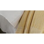 Finezza Pandora Jakar Nakışlı Pamuk Nevresimli Sarı Gelin Seti 9 Parça - 1201 - Görsel 3