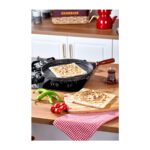 Taç Döküm Granit Gözleme Tavası 36 cm Siyah - Görsel 4