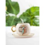 BSK Ceramics Handmade Yalıçapkını Kahve Fincanı Seramik El Yapımı - Görsel 2