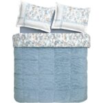 Puffy Leora Çift Kişilik Threefy Uyku Seti - Indigo - Görsel 4