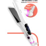 Goldmaster Dıamond Dijital Ekranlı Turmalin Seramik Keratin Geniş Plakalı Saç Düzleştirici BY-5107 - Görsel 5