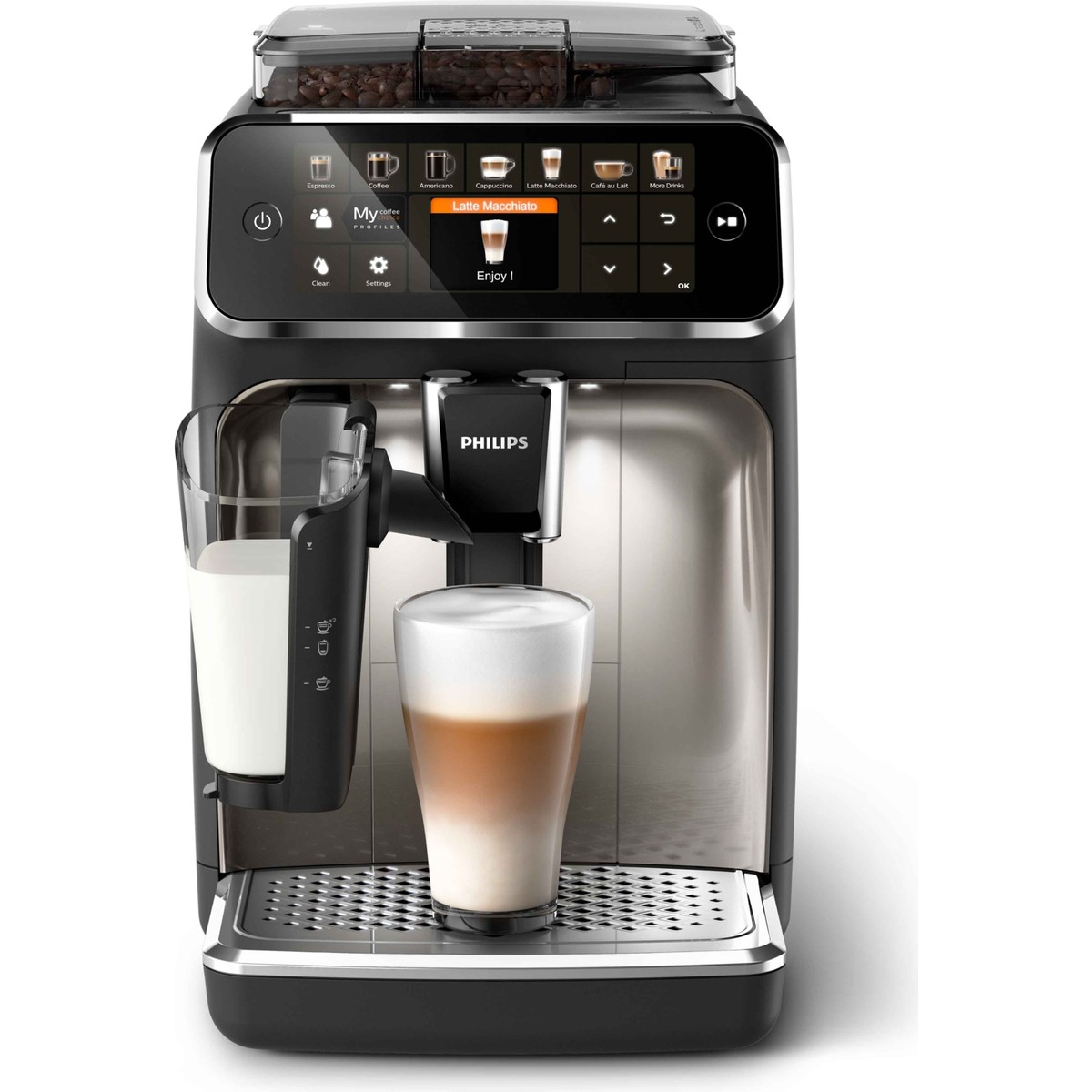 110000292299049.jpg Philips LatteGo EP5447/90 Tam otomatik espresso makinesi - Görsel 1