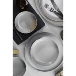 Kütahya Porselen Moderna 18 Parça 6 Kişilik Yemek Takımı Gri - Görsel 2