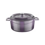 Lava Yuvarlak Tencere - Çap(Ø)24 cm. Mor - Görsel 2