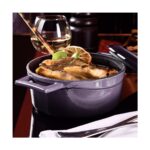 Lava Yuvarlak Tencere - Çap(Ø)24 cm. Mor - Görsel 3