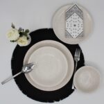 Arna Porselen Arna 16 Parça 4 Kişilik Yemek Takımı Kırık Beyaz - Görsel 3