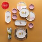 Schafer Sunny 4 Kişilik Kahvaltı Takımı-10 PARÇA-PEMBE02