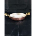 Zinnun Bakır Dövme Kalın Tava/sahan 19CM