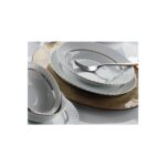 Güral Porselen 19 cm Çukur Yemek Tabağı 6 Adet Altın