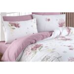 My Story Mystory Lastikli Çarşaflı Çift Kişilik Nevresim Takımı Viola - Görsel 5