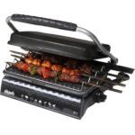 DÖKÜMİX Dökümix Ultra Plus Organik Demir Döküm Izgara & Tost Makinası Siyah Izgara Aparatlı,fırçalı,yağdanlık - Görsel 4