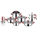 Remetta Remettalux 18 Parça Çelik Tencere Seti