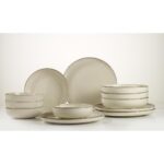 Kütahya Porselen Moderna 12 Parça 4 Kişilik Yemek Takımı Tarçın - Görsel 3