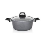 Schafer Ashen Yanmaz Yapışmaz  Tencere Seti 9 Parça -Gri - Görsel 5