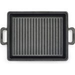 ESTAŞ ESTAS  Demir Döküm Kaplamasız Izgara Tava 26X32 Mühürleme Tavası %100 Yerli Üretim - Görsel 3