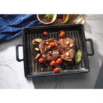 ESTAŞ ESTAS  Demir Döküm Kaplamasız Izgara Tava 26X32 Mühürleme Tavası %100 Yerli Üretim - Görsel 5