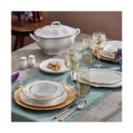 Bernardo Karen 58 Parça 12 Kişilik Bone China Yemek Takımı - Tct-Karen