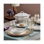 Bernardo Karen 58 Parça 12 Kişilik Bone China Yemek Takımı - Tct-Karen - Görsel 3