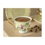 English Home Vanilla New Bone China 2'li Kahve Fincan Takımı 90 ml Açık Sarı - Görsel 3