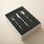 Chakra Elina 18 Parça Tatlı Çatal Kaşık Bıçak Seti Parlak Gümüş - Görsel 2