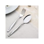 Nehir Lizbon Sade 12 Kişilik 60 Parça Çatal Kaşık Takımı - Görsel 2