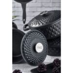 Taç Carabella Döküm 7 Parça Tencere Seti Siyah - TAC-3730 - Görsel 3