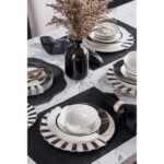 Neva N3275 Marble Plus Hibrit 24 Parça 6 Kişilik Yemek Takımı