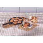 Taç Döküm Pankek Tavası Granit Kaplama 26 cm Siyah Renkli Eğlenceli Tasarım 1 Adet - Görsel 2