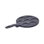 Taç Döküm Pankek Tavası Granit Kaplama 26 cm Siyah Renkli Eğlenceli Tasarım 1 Adet - Görsel 4