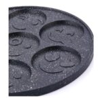 Taç Döküm Pankek Tavası Granit Kaplama 26 cm Siyah Renkli Eğlenceli Tasarım 1 Adet - Görsel 5