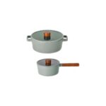 Neoflam Fika Gri 4 Parça Tencere Seti