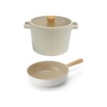 Neoflam Fika Bej 3 Parça Tencere ve Tava Seti