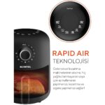 Kumtel Fastfryer 2 Litre ( Yağsız Fritöz Airfryer ) - Görsel 4