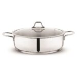 Schafer Held Çelik Basık Tencere 24 cm 2 Prç Inox