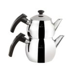 Karaca Adelya İndüksiyon Tabanlı Mini Boy Siyah Çaydanlık Takımı - Görsel 3