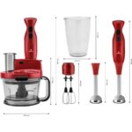 Karaca Pro-Multimax Mutfak Robotu Red 2000 W - Görsel 5