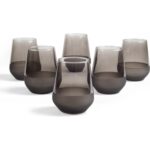 Rakle Matte 6'lı Bardak - FÜME/425 ml