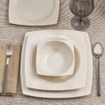 Karaca Square Bone Flava 24 Parça 6 Kişilik Yemek Takımı - Görsel 4