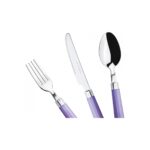 Karaca Freya Mor 18 Parça 6 Kişilik Tatlı Çatal Kaşık Bıçak Seti - Görsel 3