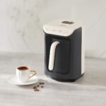 Karaca Hatır Köz Türk Kahve Makinesi Krem 5 Fincan Kapasiteli Bol Köpüklü