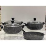 Taç Mastercook Tombik 7 Parça Seti Gri TAC-3820 - Görsel 3